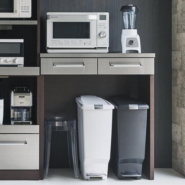 家具 収納 キッチン収納 食器棚 Smartii スマート2 ステンレスシリーズ 間仕切りオープンキッチンカウンター 幅90 5cm高さ100cm Hの通販はau Pay マーケット ディノス Au Pay マーケット店