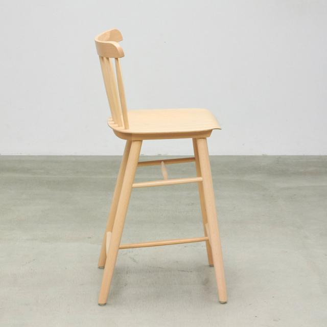 【2脚SET】美品 TON トン ウィンザーチェア カウンターチェアブラウン ウィンザーカウンターチェア 天然木ハイスツール ［TON・トン］ 通販