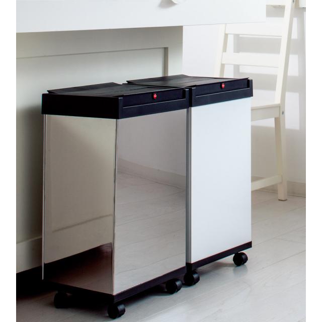掃除用品 キッチン 分別 Hailo/ハイロ ダストボックス 40L ステンレス H54727の通販は