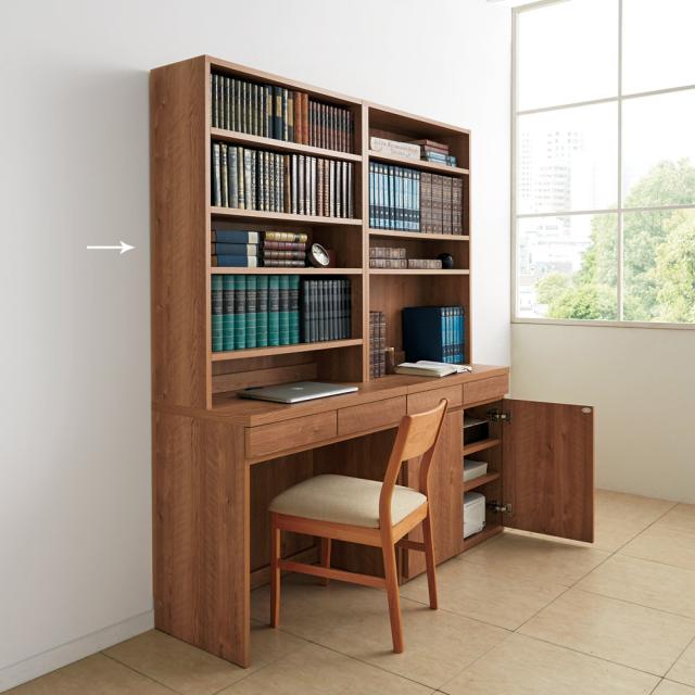 ホームライブラリーシリーズ デスク 幅80cm 高さ180cm ホームオフィス