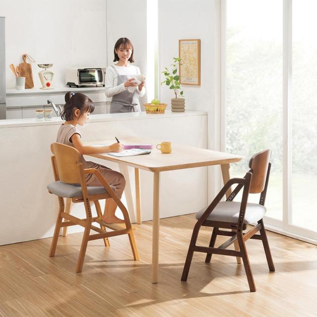 組立不要 頭のいい子を目指す子供チェア プレミアム 幅45.5cm奥行50cm-58cm高さ85cm 子供部屋 子供用学習椅子 キッズチェア 627316_3