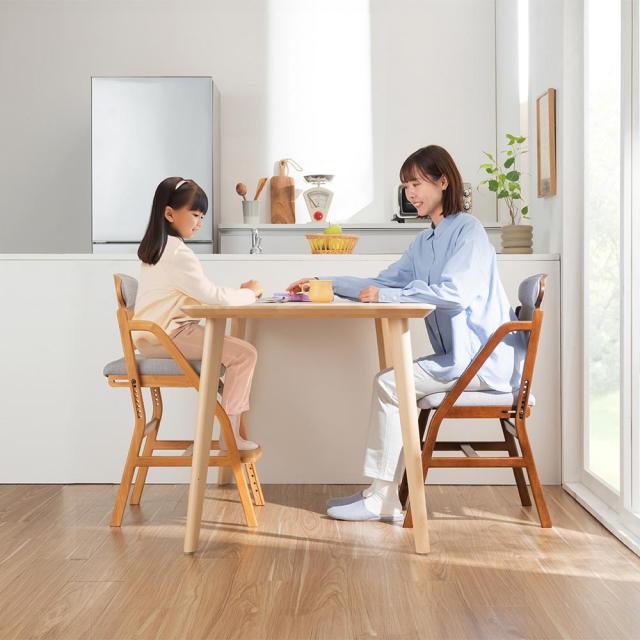 組立不要 頭のいい子を目指す子供チェア プレミアム 幅45.5cm奥行50cm-58cm高さ85cm 子供部屋 子供用学習椅子 キッズチェア 627316_4