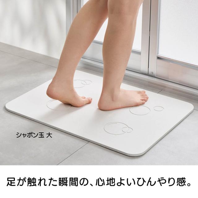 ≪大サイズ≫ soleau/ソレウ 吸水・速乾・消臭 柄バスマット バス用品 バスマット 622255_1