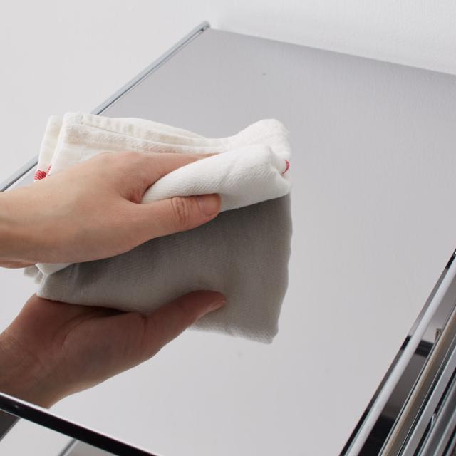 ステンレス製スムーズ引き出しラック 2段 幅25cm キッチン用品収納 640954_2