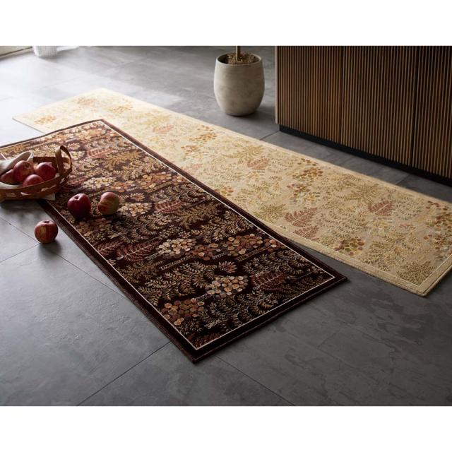 ≪約60cm×240cm≫ Finlayson/フィンレイソン SADUSSA/サドゥッサ モケット織マット カーペット ラグ マット 玄関マット H94786