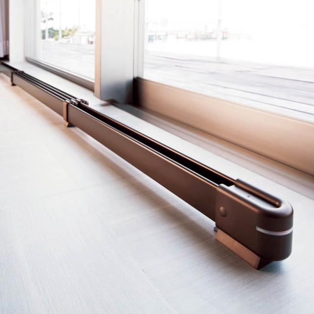 結露と冷気を抑制！「窓際ヒーター」幅120～190cm伸縮式 楽天
