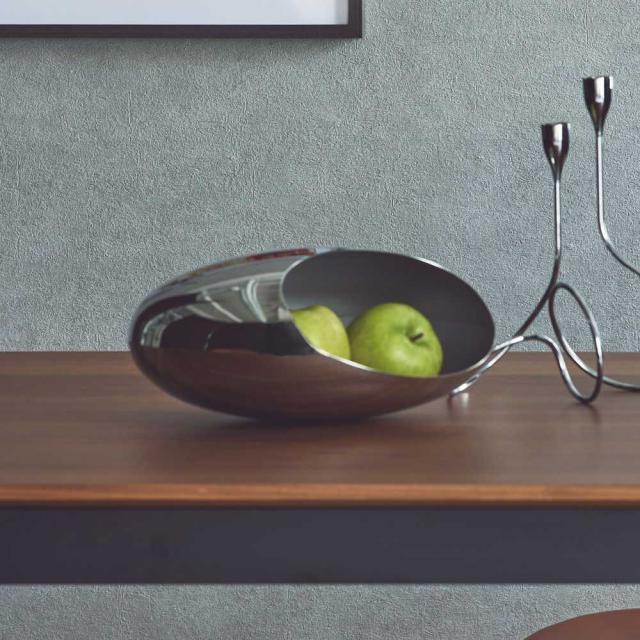 インテリア雑貨 小物入れ PHILIPPI | フィリッピ フルーツボウル ステンレススチール製 H65036の通販は