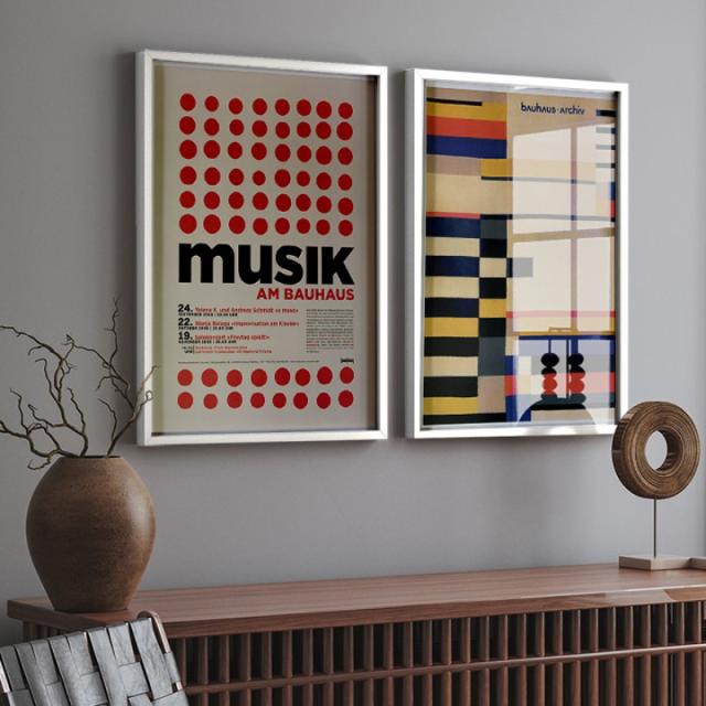 アート カレンダー 絵画 アートフレーム 壁掛け BAUHAUS collecttion | バウハウス アートフレーム H75448の通販は