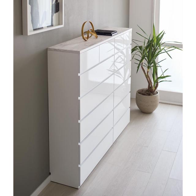 Marblenome/マーブルノーム 薄型チェスト 幅60cm・6段 高さ120cm 衣類収納 タンス H84104_2
