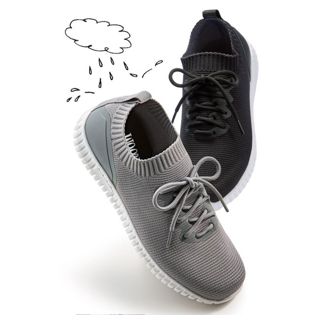 傘 レイングッズ レインブーツ レインシューズ はっ水ニットスニーカー WF1092の通販は