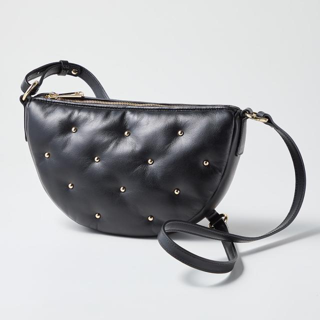 Roberta Gandolfi/ロベルタ ガンドルフィ レザー パファー ショルダーバッグ（イタリア製） バッグ レザーバッグ 革バッグ 112402