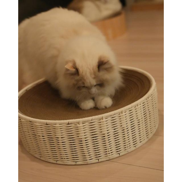 キレーネPLUS 洗えるラタン 爪とぎベッド ペット用品 猫 664002