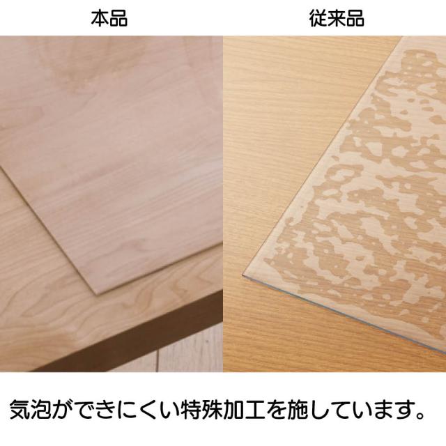 ≪120×160cm≫ アキレス 透明シリーズ 抗ウイルス・抗菌テーブルマット テーブルクロス ランチョンマット 582163_4