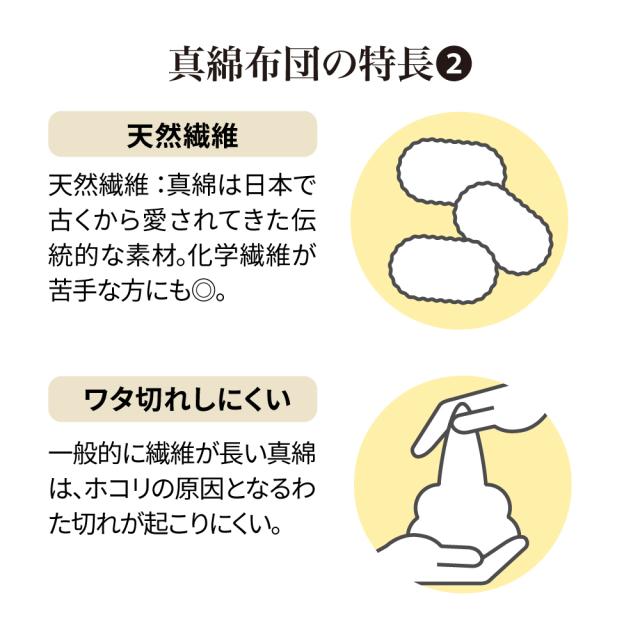 シルク真綿を和ざらしガーゼで包んだ麗しの肌掛け布団 シングルロング 肌掛け布団 ダウンケット 646601_5