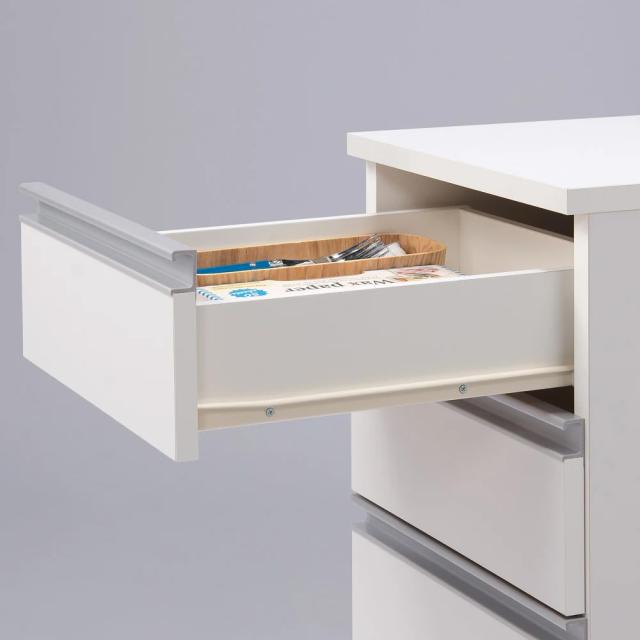 ［幅39奥行61高さ88cm］分別ゴミ箱付きすき間収納庫 3分別 日本製 キッチン収納 キッチンストッカー 隙間収納 640716