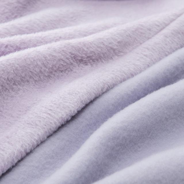 毛布 掛け毛布 ブランケット ≪ダブル≫洗えるエクストラスーパーファインウール＆シルク リバーシブル毛布 504005の通販は