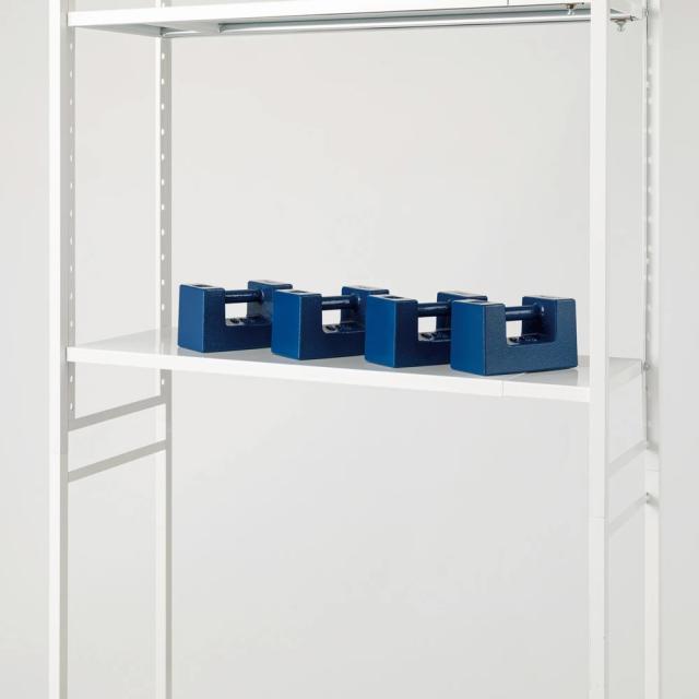 スペース有効活用 伸縮突っ張りラック 2段 幅112.5cm-161cm奥行29.5cm高さ220cm-260cm ホームオフィス家具 台 ラック 588122_8