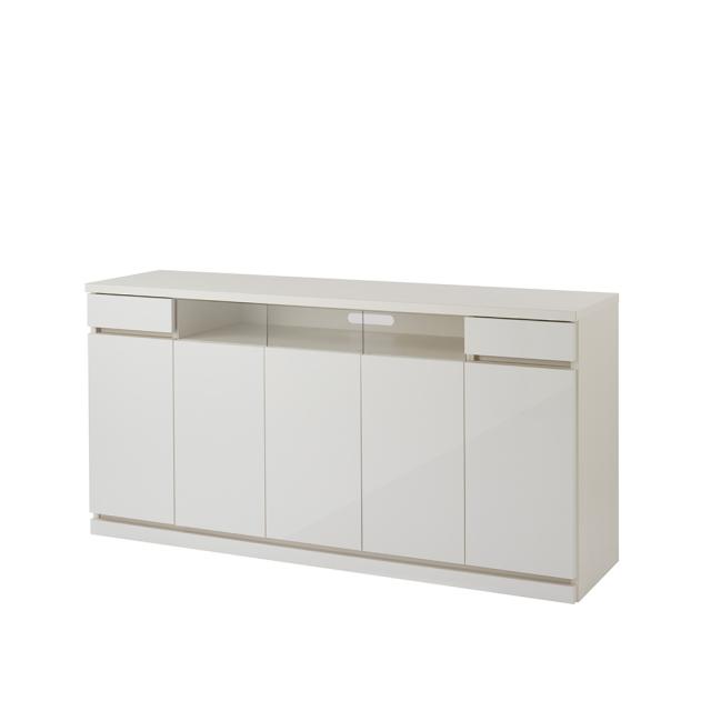 テレビ台 テレビボード 壁面収納テレビ台 ハイタイプテレビ台 幅148高さ75cm 隠しキャスター付き 887702の通販は 53,940円