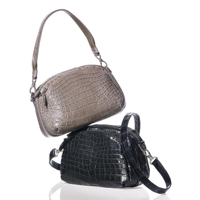 バッグ レザーバッグ 革バッグ Laquju/ラクジュ マットクロコダイル2WAYバッグ 312701の通販は 89,540円