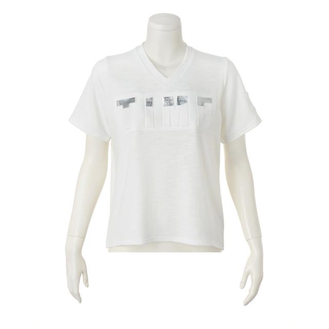 スラブジャージー エンボス加工＆箔プリント Tシャツ シャツ ブラウス プルオーバー 180601_4