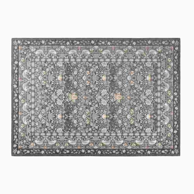 ≪約200×200cm≫ ベルギー製モリスデザインスタジオ ゴブラン織ラグ〈いちご泥棒〉 カーペット ラグ マット 絨毯 602352_8