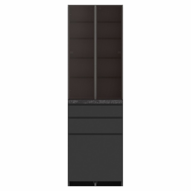 Shur/シュル ハイグレードダイニングシリーズ（マットカラー） サイドボード ハイ 高さ197.5cm 扉＋引き出し 幅60cm奥行50cm　… H55723の通販は
