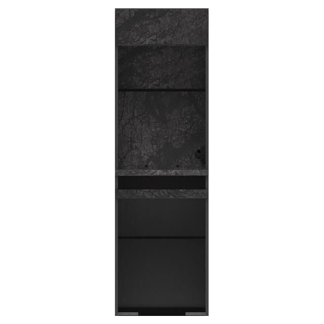 Shur/シュル ハイグレードダイニングシリーズ（石目柄） サイドボード ハイ 高さ197.5cm 上下オープン収納 幅60cm奥行45cm　パ… H55740の通販は 57,480円