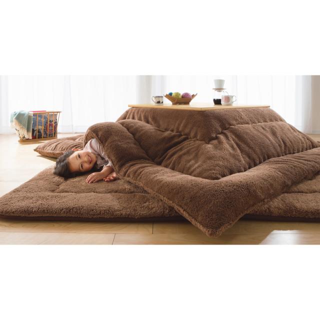 ≪【長方形・大】205×285cm≫ もこふわマイクロファイバーのシープ調ふっくらこたつシリーズ こたつ掛け布団 こたつ こたつ布団 611110 ≪【長方形・大】205×285cm≫ もこふわマイクロファイバーのシープ調