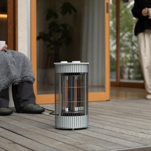 プラスマイナスゼロ テラスヒーター 季節家電 生活家電 暖房器具 ヒーター 604001