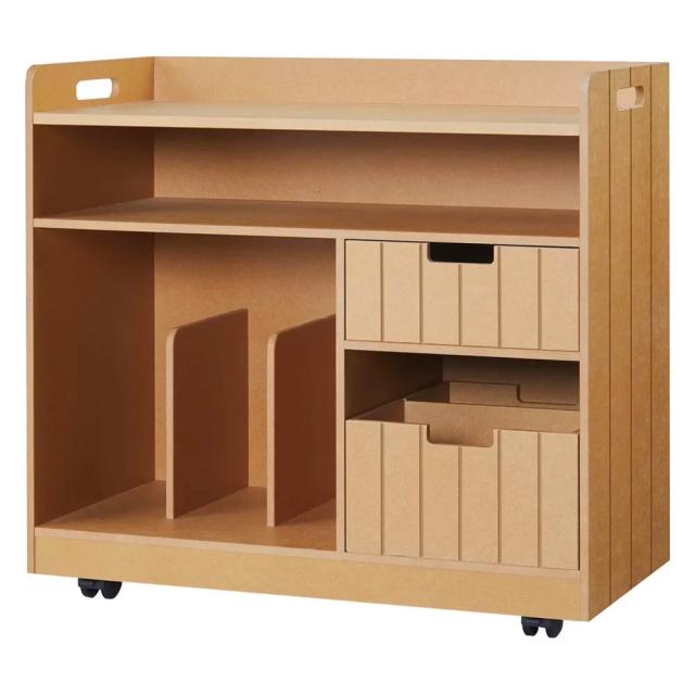 隠せるリビング整理ワゴン 収納タイプ 幅60cm 小物収納 フリーボックス 収納ボックス 628707
