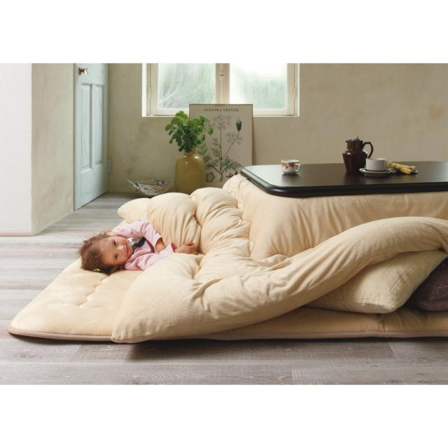 こたつ こたつ敷布団 厚さ約4cm ≪【長方形・大】190×260cm≫ はっ水ふわとろタッチ こたつシリーズ こたつ敷き 501528の通販は