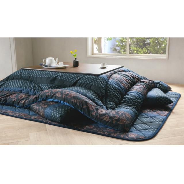 ≪【正方形】205×205cm≫ 日本製『万葉』ふっくらこたつ掛け布団 こたつ こたつ布団 611207