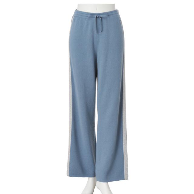 パンツ カリアッジ社 カシミヤ スムース編み パンツ 300007の通販は