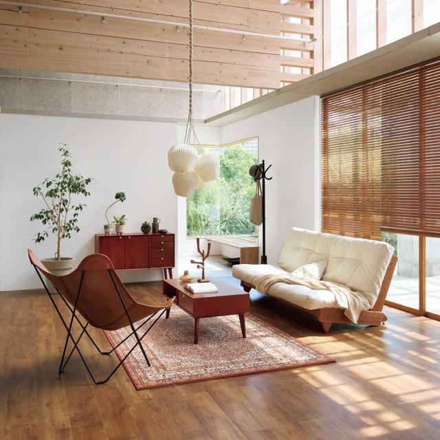 ヨーロッパ製ソファベッド Karup カーラップ（ブラウン・ダーク