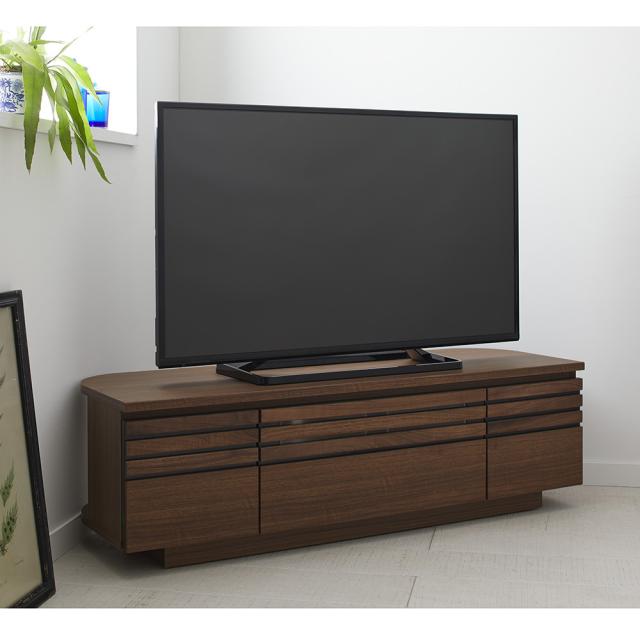 コーナーテレビ台 幅120.5高さ36.5cm キャスター付き 【Remonte 