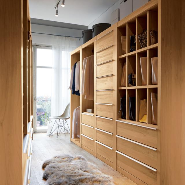 衣類収納 ワードローブ クローゼット Antisala/アンティサラ クローゼットユニット収納・オーク 幅60cm チェスト付ワードローブ H76007の通販は