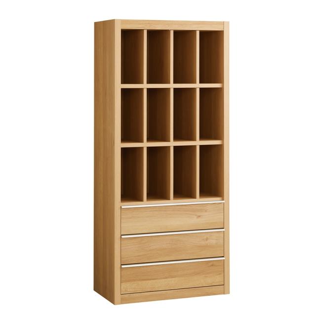 Antisala/アンティサラ クローゼットユニット収納・オーク 幅80cm バッグ収納 衣類収納 ワードローブ クローゼット H95403