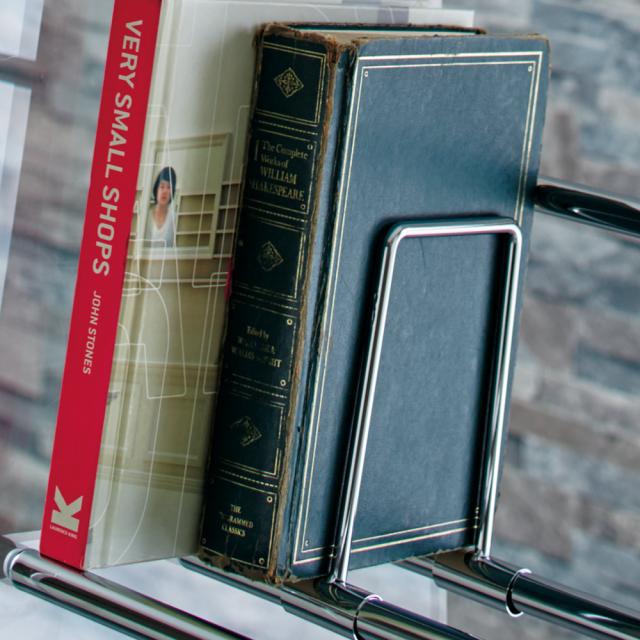 Lumiere/ルミエル クリアブックシェルフ 幅102cm 本棚 ラック シェルフ