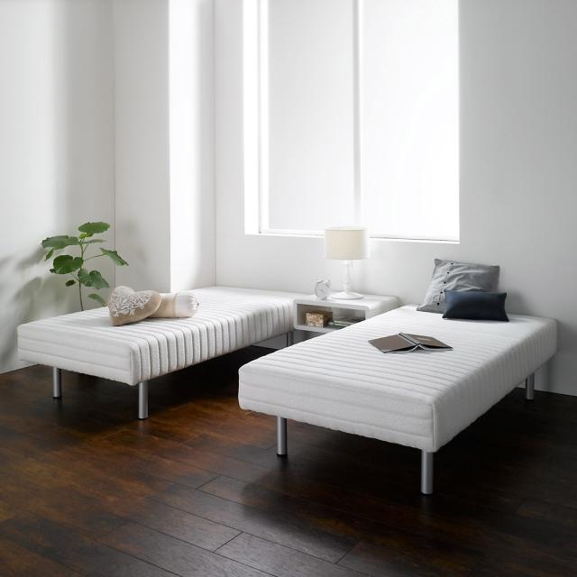 【ロータイプ・脚高9.5高さ32cm】France Bed/フランスベッド 軽くて丈夫な脚付きマットレスベッド フロアベッド ローベッド 626813_3