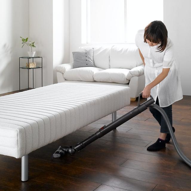 【ロータイプ・脚高9.5高さ32cm】France Bed/フランスベッド 軽くて丈夫な脚付きマットレスベッド フロアベッド ローベッド 626813_8