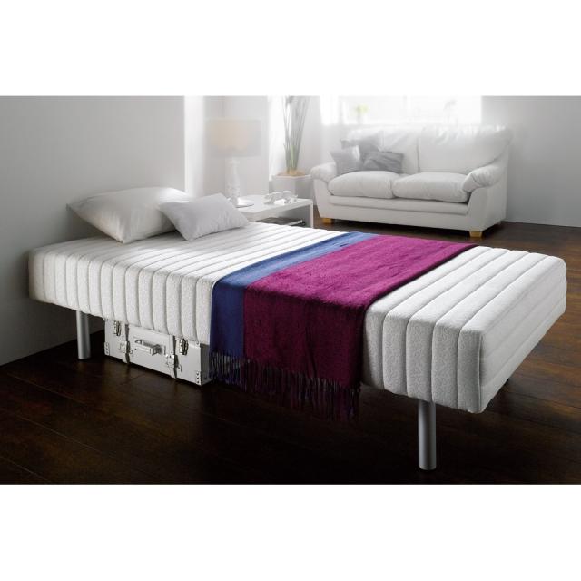 【ミドルタイプ・脚高15cm高さ37.5cm】France Bed/フランスベッド 軽くて丈夫な脚付きマットレスベッド ベッド 626814