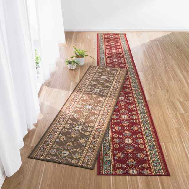 カーペット ラグ マット キッチンマット ≪約67×440cm 廊下敷き≫ ベルギー製はっ水・はっ油 884720の通販は