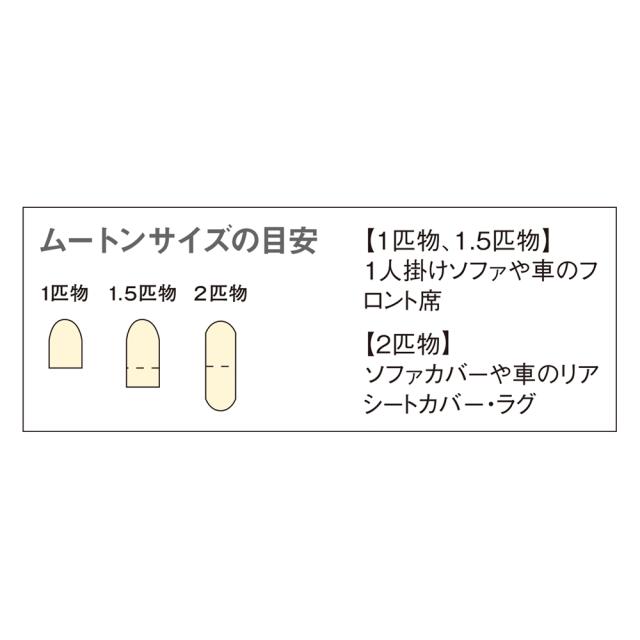 ≪1.5匹≫ スカンジロック ムートンロングヘアー カーペット ラグ マット 絨毯 600706