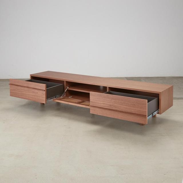 テレビ台 幅180高さ42cm 【Allineato/アリニートデスク収納シリーズ】 テレビ台 テレビボード ローボード H83956_7