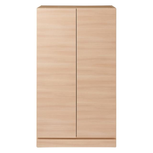 お部屋の天井構造を考慮した壁面ワードローブ 棚タイプ 幅60高さ140cm（低い梁下に） 衣類収納 ワードローブ クローゼット 644211