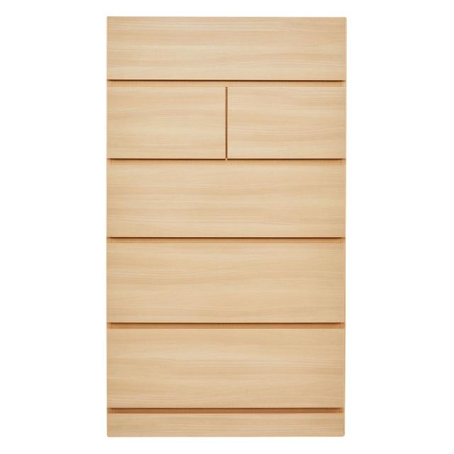 お部屋の天井構造を考慮した壁面ワードローブ タワーチェスト 幅80高さ140cm（低い梁下に） 衣類収納 タンス 644216