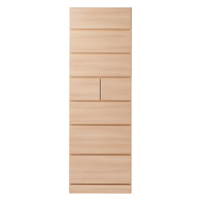 お部屋の天井構造を考慮した壁面ワードローブ タワーチェスト 幅60高さ180cm（高い梁下に） 衣類収納 タンス 644231