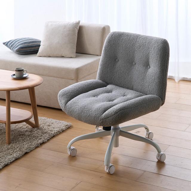 ソファのようなゆったり昇降チェア ブークレ ホームオフィス家具 オフィス ワークチェア 事務椅子 627221