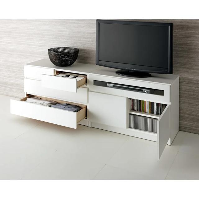 テレビ台 幅150高さ55cm 【コンパクト設置シアターシリーズ】 テレビ台 テレビボード ミドルタイプテレビ台 642909_4