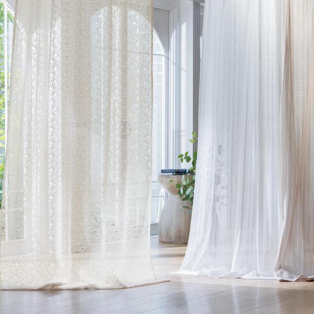 KAWASHIMA SELKON ホワイト レースカーテン Amazon｜川島織物セルコン